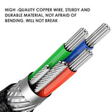 C01 Custom Coiled Usb C To A Cable With Detachable Double Sleeved Spiral Cable Extendable Spring Line Metal Aviator For Playstation Xbox Keyboard Mouse Usb Flash Drive Printer(White)