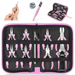 Jewelry Pliers Set Jeweler Making Tools For Adults,11Pcs Professional Jewelry Pliers Tool Kit With Jewellery Making Supplies For Diy Beading Crafting Crimping Cutting Repair