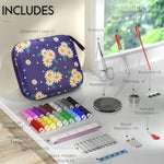 Sewing Kit Gifts For Grandma, Mom, Friend, Adults Beginner Kids Traveler, Portable Sewing Supplies Accessories With Case Contains Thread, Needle, Scissors, Measure Tape, Thimble Etc