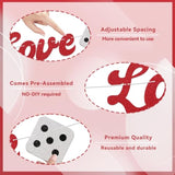 Lucky In Love Banner, Vegas Bachelorette Party Decorations, Casino Bridal Shower Party Decorations Red Glitter