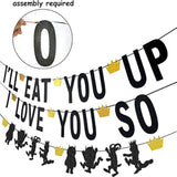 Wild One Birthday Banner: Glitter