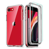 iPhone SE/8/7 Clear Case with Screen Protector Military-Grade Shockproof