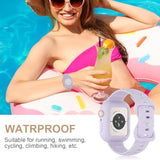 Silicone Bumper Case Protective Cover Band Compatible with Apple Watch Band