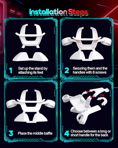 Stand For Meta Quest 2/ Oculus Quest 3/ 3S, Vr Stand Headset Display Holder Storage Accessories, Organizer Headsets & Touch Controllers