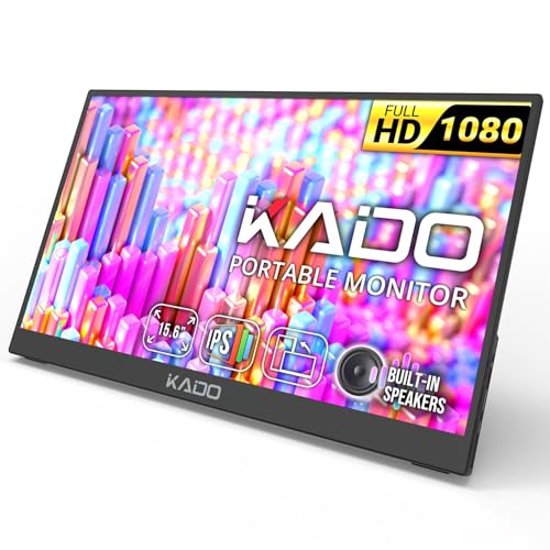 15.6 Inch Fhd Portable Monitor For Laptop, 1080P Second Display Ips 1920X1080, 45W Reverse Charging Hdmi Usb-C Laptop Screen Extender, Kickstand For Pc, Mac, Dex, Tablet, Xbox, Ps4/Ps5, Switch