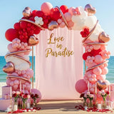 Valentine's Day Balloon Arch Kit, Red and Pink Balloons, 137 Pcs