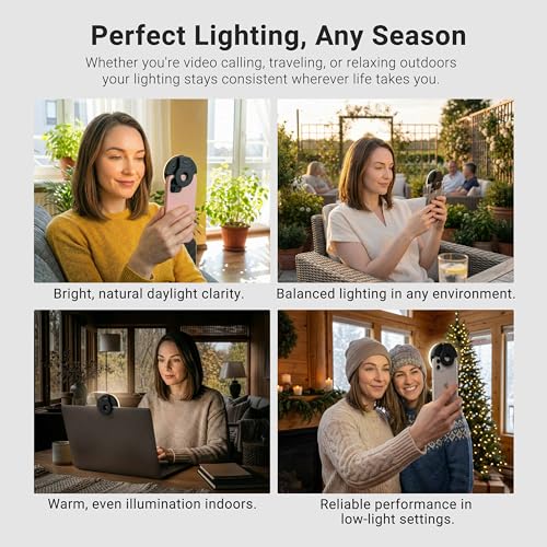 Mounts Rechargeable Phone Selfie Light