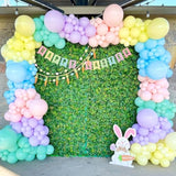 135PCS Pastel Balloon Arch Kit Different Sizes Macaron Balloons for Baby Shower Birthday Party