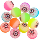12 Pieces Halloween Bouncing Balls Glow In The Dark Bouncing Eyeballs Halloween Theme Eyeballs For Halloween Favor Supplies