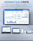 2026 Upgrade Wireless Display Dongle Adapter, Portable Transmitter 1080p HDMI Streaming, AirPlay/Miracast, 5GHz WiFi