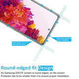 3-Pack Tempered Glass Screen Protector for Samsung Galaxy S20 FE Case Friendly