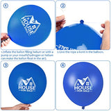 60 Pieces Open House Balloons For Sale 12 Inches Latex Balloons For Real Estate Supplies Signs For Open House Yard Sign