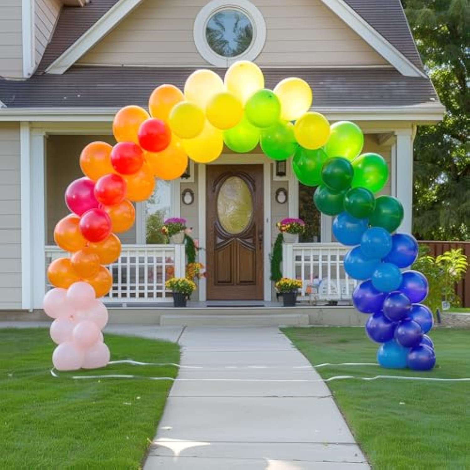 110-Pack 12" Pastel Latex Balloons – Assorted Multicolor Balloons for Birthday, Baby Shower & Wedding Decor