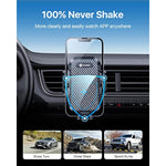 Phone Holders For Your Car - Air Vent Phone Mount, Ultra-Stable Metal Clip With Anti-Shake & 360° Rotation, Universal Car Mount Fit Iphone 16/15/14/13/12 Pro Max/Android/Samsung Galaxy