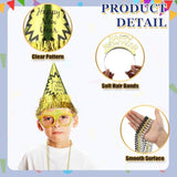 384pc New Year’s Eve 2026 Party Supplies Kit for 96 Guests Hats Glasses Noisemakers
