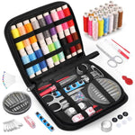 Sewing Kit Gifts For Mom Grandma Women Men Adults Kids Teen Beginner Traveler, Portable Sewing Supplies Accessories Contains Thread, Needles, Scissors, College Dorm Room Essentials (Black, M)