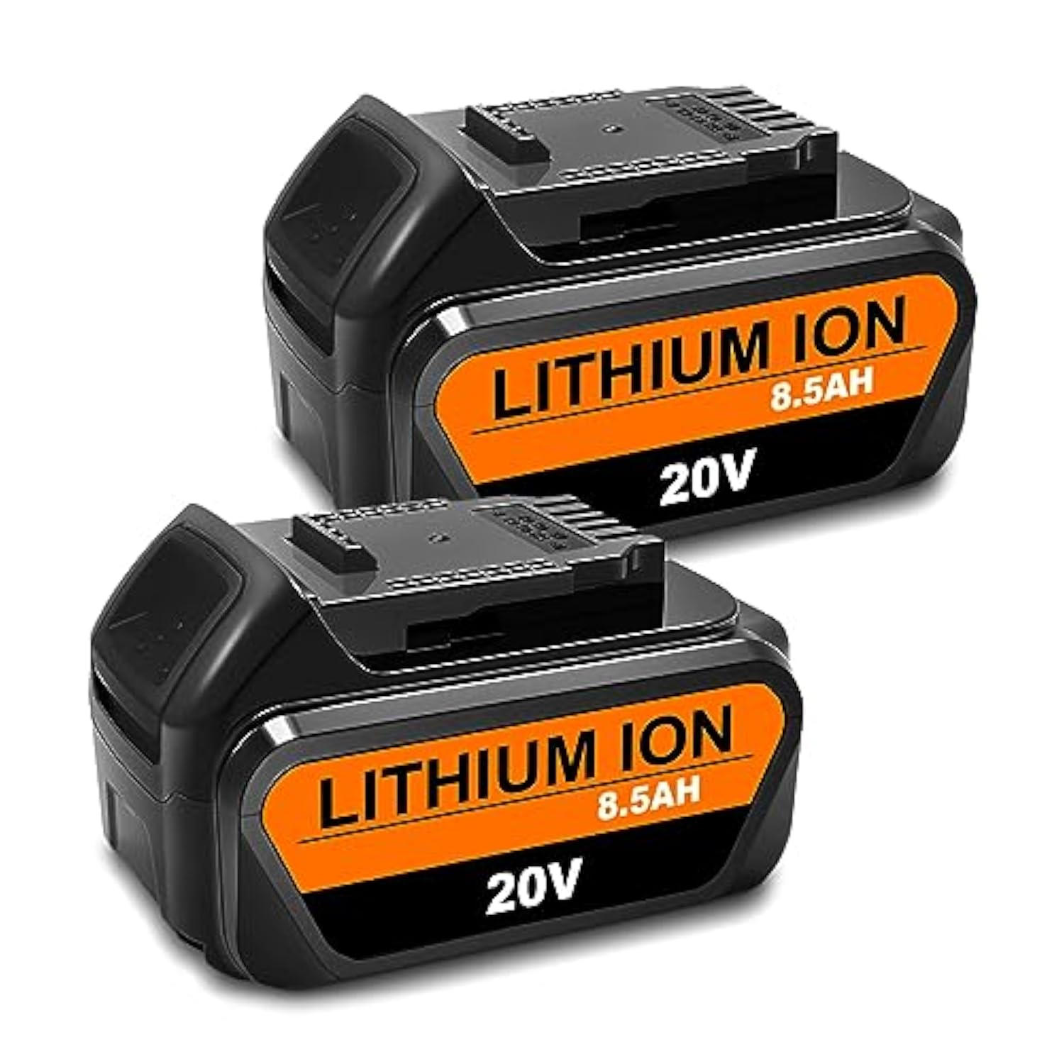 2 Pack 8.5Ah 20V Dcb207 Battery Replacement For Dewalt 20V 8.0Ah Battery Dcb208 20V Max Xr Lithium Ion Battery Compatible With Dewalt 20V 7.0Ah Battery
