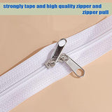 Zipper 10 Yards #3 Zipper Repair Kit White Zipper Roll For Sewing Nylo