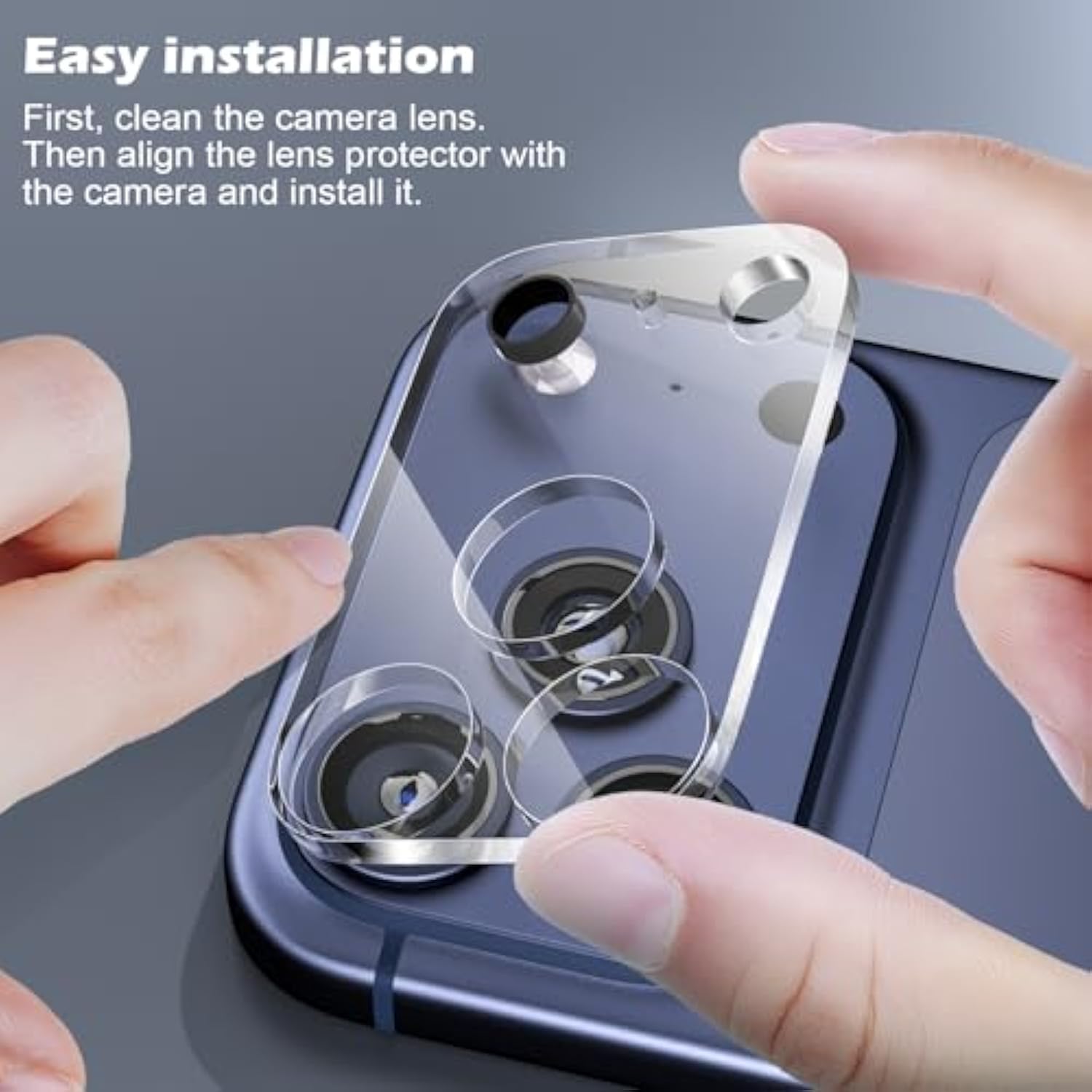 3 Pack For Iphone 17 Pro Max Camera Lens Protector, Military Standard Scratch-Resistant Film, 9H Tempered Glass Camera Cover Screen, [Does Not Affect Night Shots], Clear