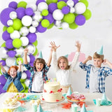 Lightyear World Balloon Garland Arch Kit - 122Pcs Green Purple White B