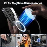 Privacy Case For Samsung Galaxy S25 Ultra,Compatible Magsafe,Galaxy S25 Ultra Magnetic Cover Built-In Privacy Screen Protector And Camera Protector,Full Body Case For Samsung S25 Ultra,Blue