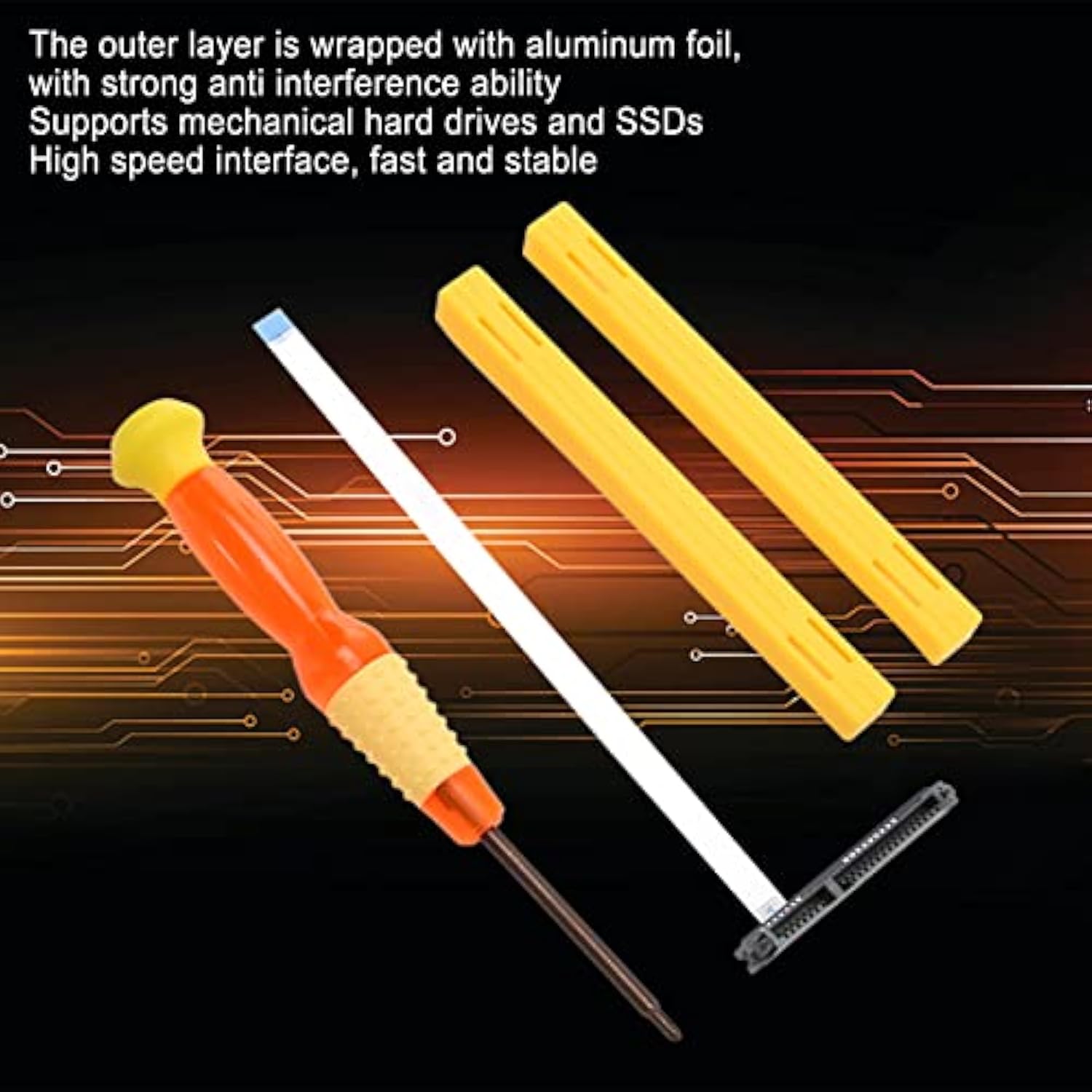 2.5" Hdd Ssd Hard Drive Cable Sata Connector Adapter For Huawei Matebook D15 2