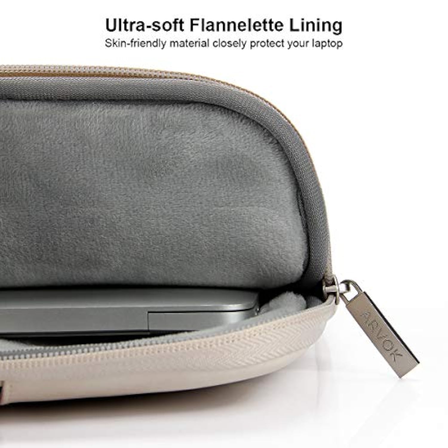 15 15.6 16 Inch Water-Resistant Premium Leather Laptop Sleeve With Handle & Zipper Pocket/Notebook Computer Case/Ultrabook Tablet Briefcase Carrying Bag/Pouch Skin Cover For Acer/Asus