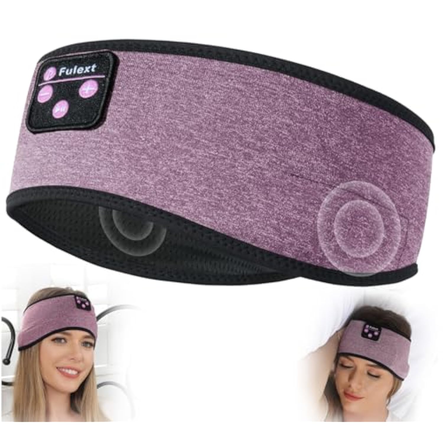Bluetooth Headband Headphones, Sleep Headphones Bluetooth For Side Sleepers -