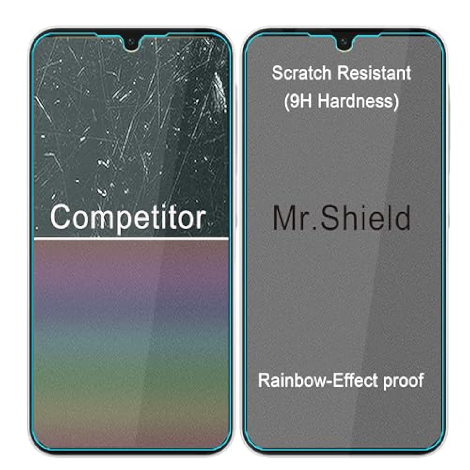 3-Pack Tempered Glass Screen Protector for Samsung Galaxy A15 5G/4G 9H