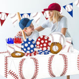 143-Pc Baseball Party Tableware Set - Plates, Napkins & More for Birthdays