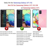 Samsung A71 5G Case, A71 5G Phone Case With Screen Protector, Military Grade Protective Cases With Ring For Samsung Galaxy A71 5G (Red)