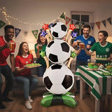 3.8ft Giant Standing Soccer Balloons, 1Pack Soccer Party Decorations