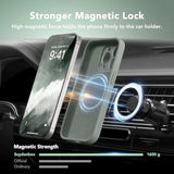 Magnetic For Iphone 15 Pro Max Case, Compatible With Magsafe, [Full Camera Protection][Screen Protector] Silicone Shockproof Protective Phone Case For Iphone 15 Pro Max 6.7", Calke Green
