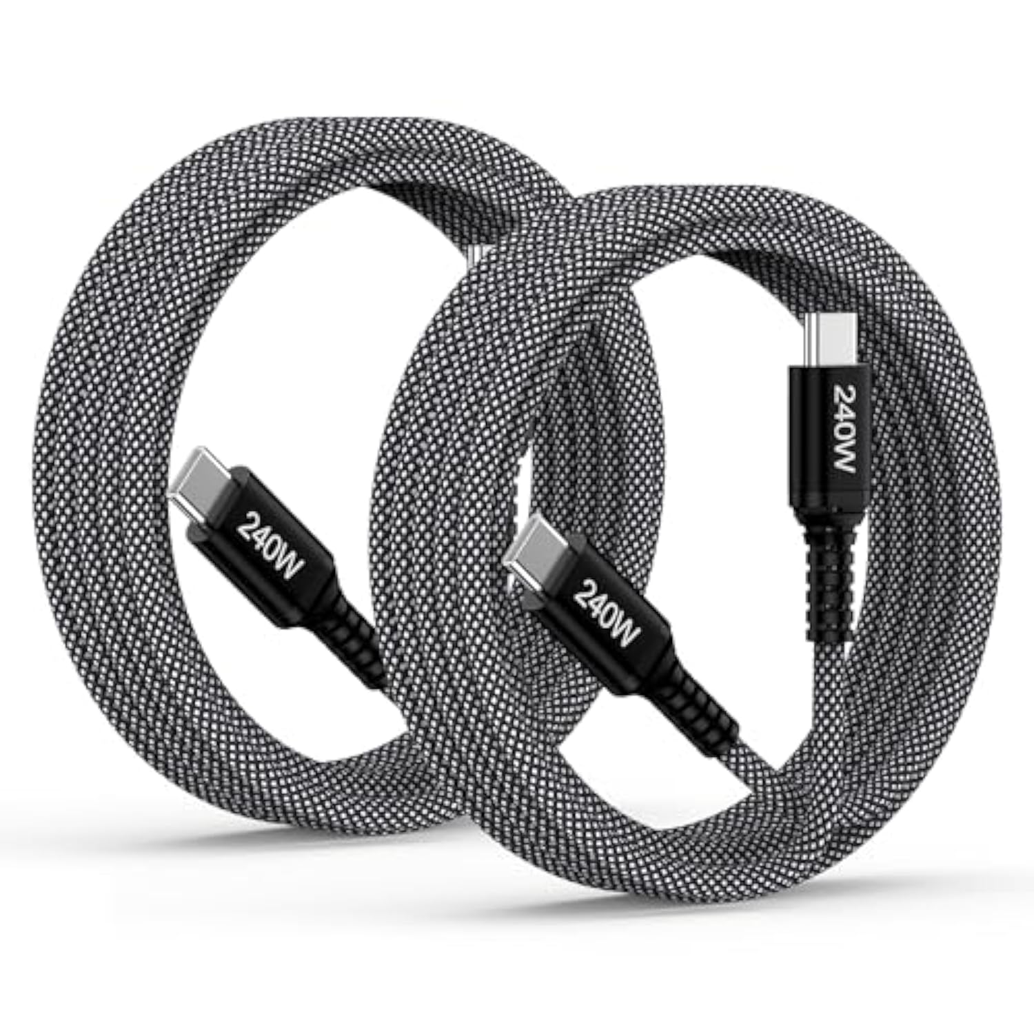 For Samsung Charger Cable 6Ft 240W Usb C To Usb C Super Fast Charging Cord For Samsung Galaxy A17 Z Flip 7 Fe Z Fold 7 A16 A36 S25 Ultra Macbook Ipad, 2Pack Type C Android Charger Braided Power Cord