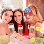 Happy Birthday Glasses It'S My Birthday Sunglasses Novelty Glasses Self Photo Props For Adults Party(Birthday Hat)