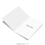 Jumbo Easter Greeting Card 8.5 X 11 Inch With Envelope (1 Pack) Jumbo Funny Bunnies J2345Aeag