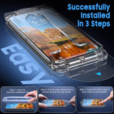 UnBreak-Glass for  Galaxy S23 Screen Protector, [Ultrasonic Fingerprint Support][Auto-Alignment Frame] Scratch-Resistant Bubble-Free S23