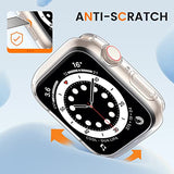 [2 Pack] Bumper Case for Apple Watch 40mm, [No Screen Protector] Slim Soft Shockproof Case Cover Bumper Protector Accessories for iWatch SE 3/SE