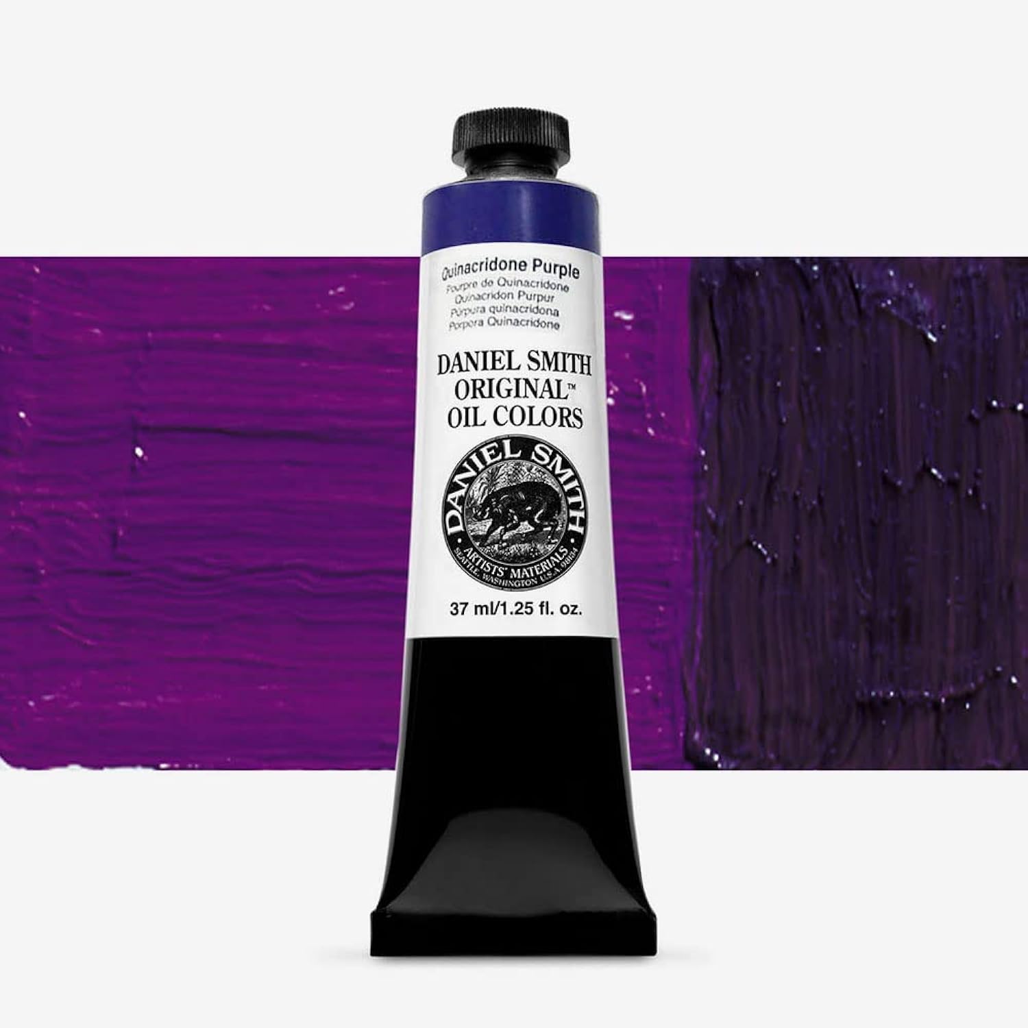 Daniel Smith Original Oil Color 37ml Paint Tube, Quinacridone Purple