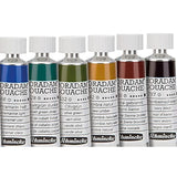 - Horadam Gouache, 10 X 0,51 Fl Oz / 15 Ml Tubes, 72 701 097, 10 Finest Gouache Colors In A Metal Box, Highest Concentration Of Pigments