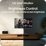 27U730Sa-W 27-Inch Smart 4K Uhd (3840 X 2160) Ips Computer Monitor, Hdr10, Built-In Speaker, Screen Share, Bluetooth, Remote Control, Hdmi, Usb Type-C Pd 65W, Tilt/Height/Swivel/Pivot Stand, White