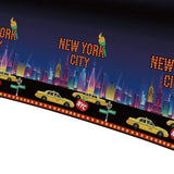 New York City Nyc Birthday Party Table Cloth Supplies, 3 Pack Disposable New York City Party Decorations Table Cover For Birthday Baby Shower, 86In X 55In