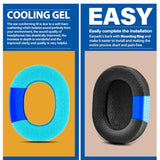 K361 K371 Bt Ear Pads - Replacement Ear Cushion Compatible With K361 / K371Bt / K371 Bt Headphones (Cooling Gel Mesh)