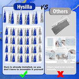 4P Navy-Blue White-Silver Foil Fringe Metallic Tassel Garland Banner, Tassels Banner Streamers For Parade Floats, Bachelorette, Wedding, Birthday, Halloween, Bridal/Baby Shower Party Decorations