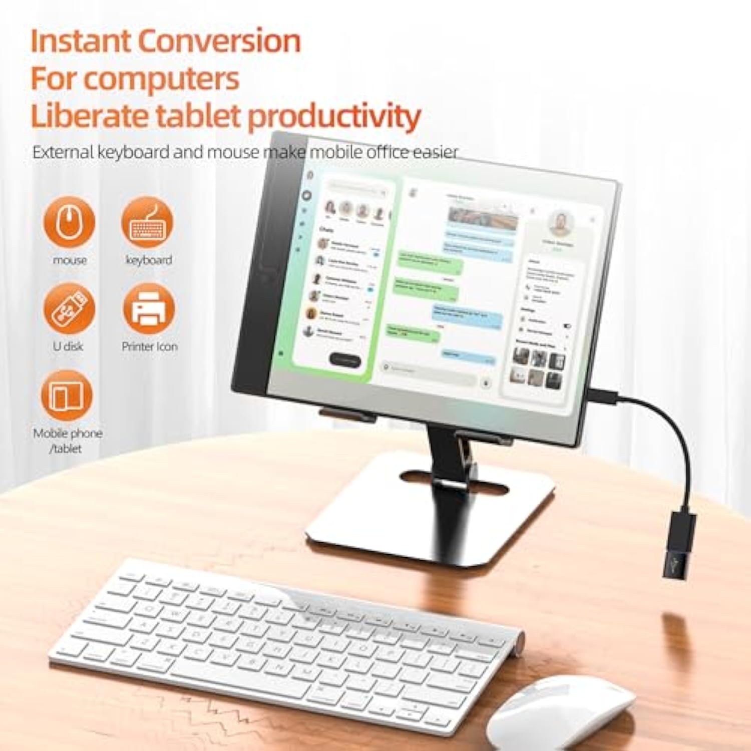 Micro Usb Male To Usb Female Adapter(2Pack)Otg 3.0 Cable Connector Data Transfer External Flash Drive Stick Extension Keyboard Android Port Converter Compatible For Samsung S6 Edge+ S7 Active Note 4 5