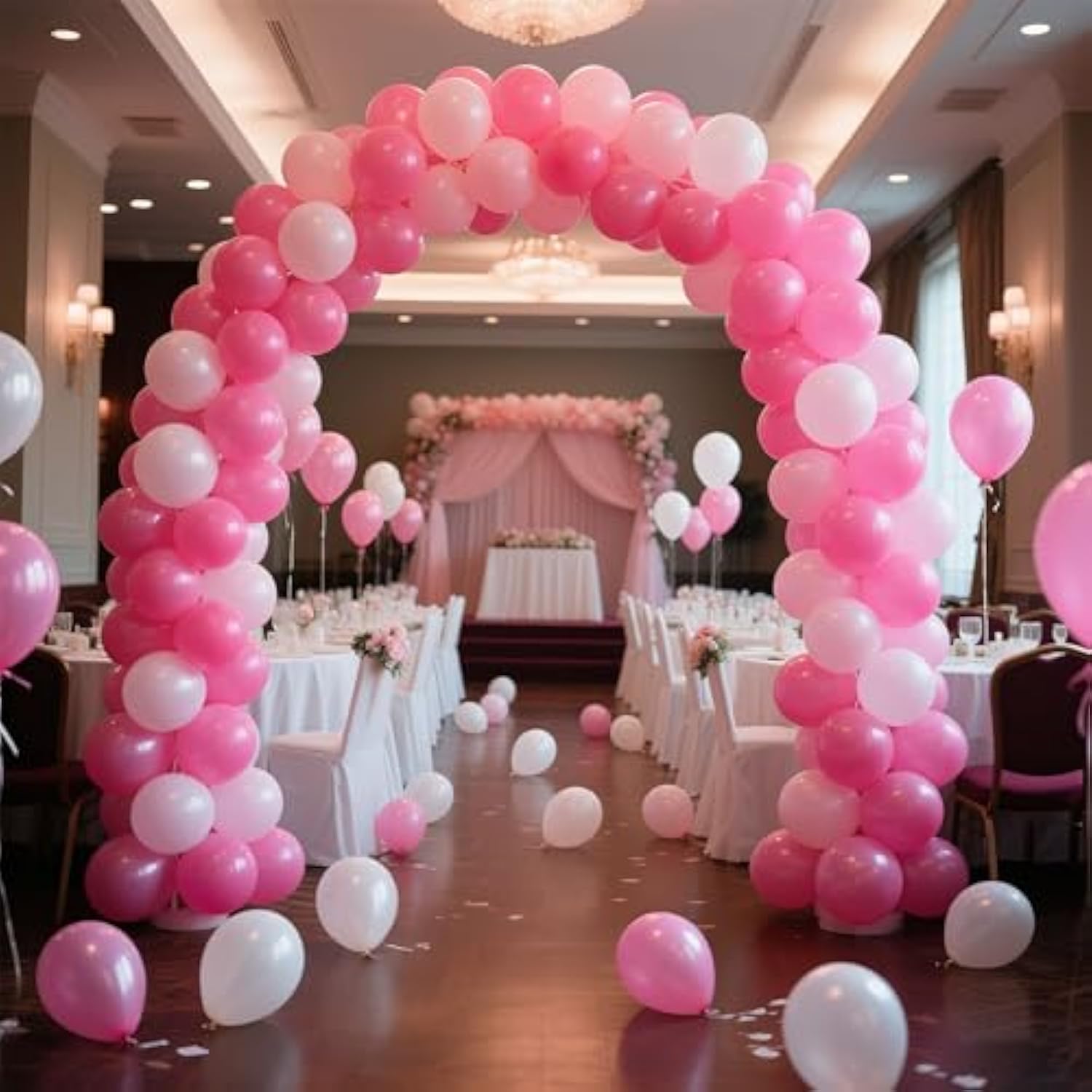 Pink Balloons Light Pink Birthday Decorations 100 Pack 12 Inch Round Gender Reveal Ballons For Valentines Birthday Wedding Anniversary Baby Shower Gender Reveal Party Decoration