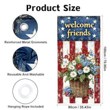 Welcome Friends Door Banner - 3.5 x 7 Feet