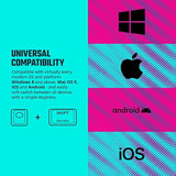 Cooler Master CK721 Sliver White Hybrid Wireless Mechanical Brown Switch Keybo