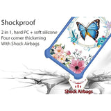 For Ans P550 Case Compatible For Ans Artia Sp555D Phone Case Cover [With Tempered Glass Screen Protector][Hard Pc + Soft Silicone][Ring Support] [Luminous Effect] Ygl-Lhd