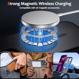 iPhone 13 Pro Max Magnetic Case Magsafe Compatible Soft TPU Shockproof Black